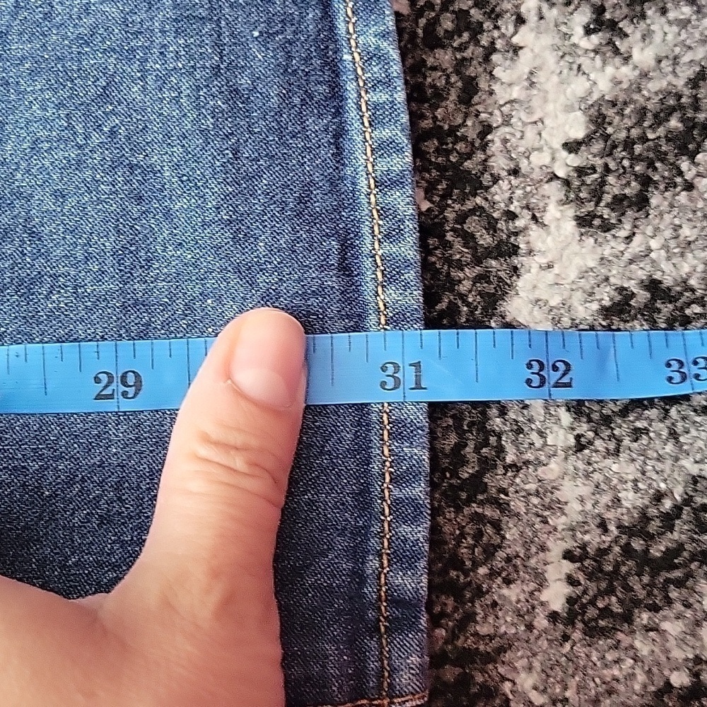 LEVI'S Vintage Long Denim Skirt 14 - Picture 9 of 10